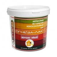 Морозостойкий лак ОГНЕЗА для дерева ,1кг